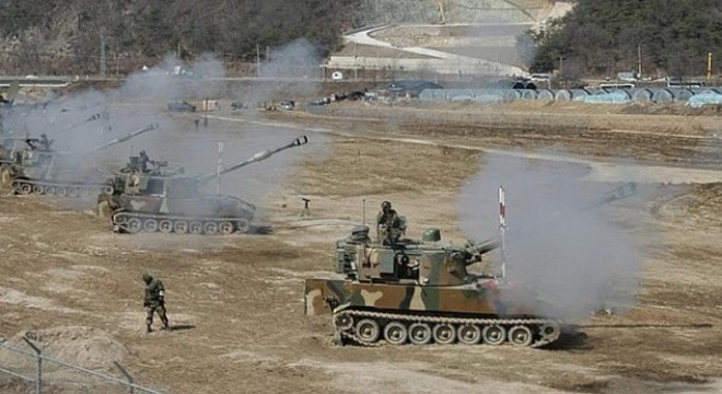 สาธารณรัฐเกาหลีและสหรัฐเริ่มการซ้อมรบทางอากาศครั้งใหญ่